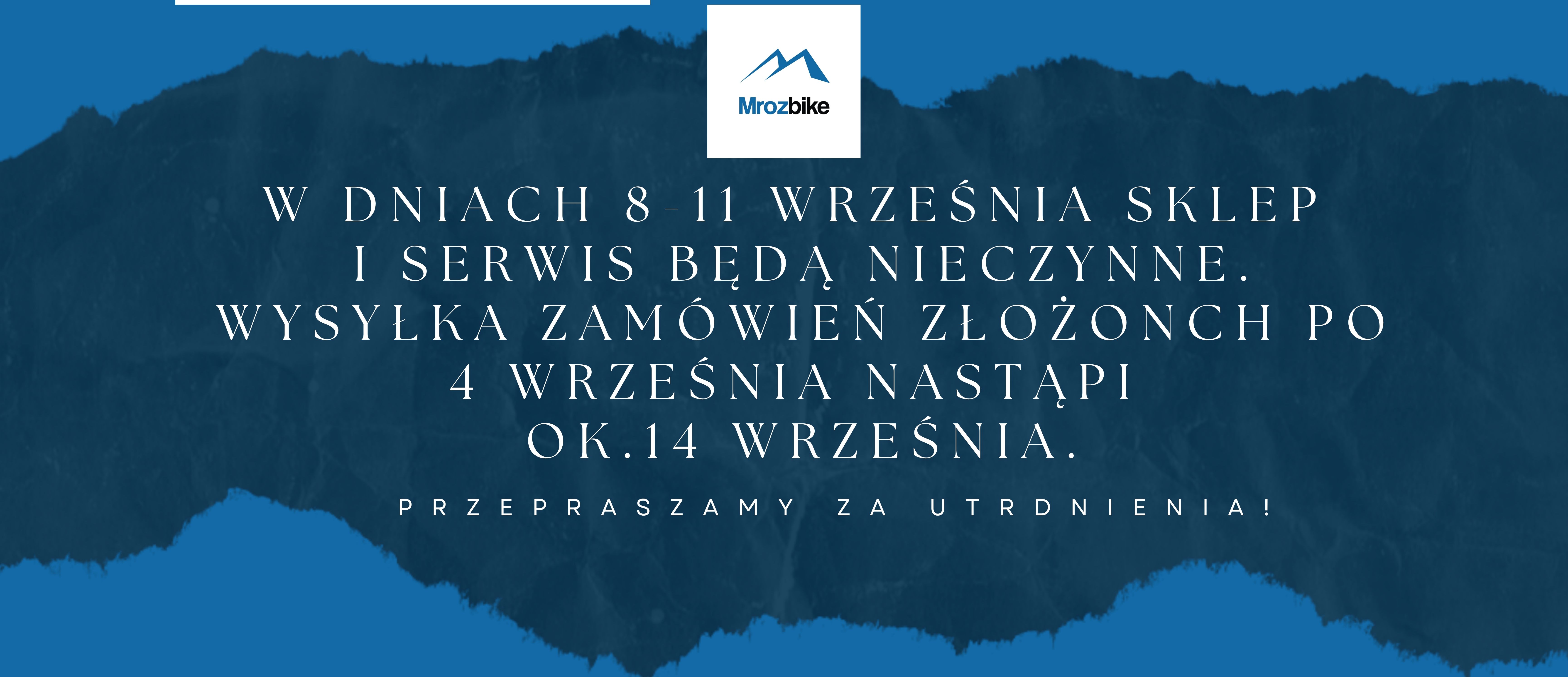 sklep i serwis zamknięty
